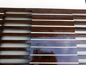 sistemazione plancette e teack